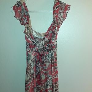 NWT Gorgeous Diane V F in Fit & Flare Silk Dress 2
